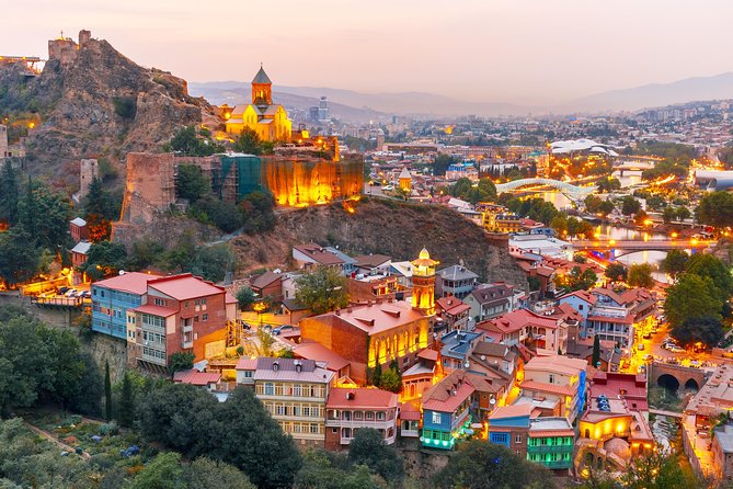 3 days tour package-Short break holiday in Georgia - Rezo Gabriadze’s clock tower and the Bridge of Peace at night