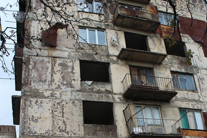 Chiatura. Soviet Past in the present. + Katskhi pillar - Chiatura’s Cable Cars and Factory Ruins: USSR in the Real World