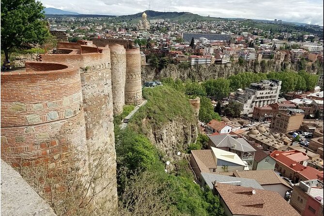 Day Tour Tbilisi - Mtskheta - Jvari - Chronicles of Georgia Monument-Tbilisi - Sioni Cathedral, Anchiskhati Basilica, and the Rezo Gabriadze Theatre clock tower