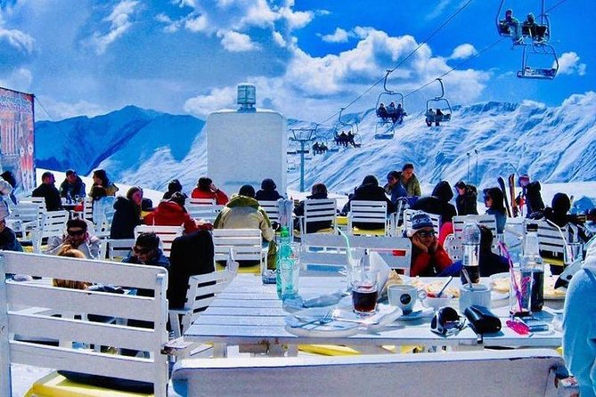Gudauri ski tour (Group Tour) - Gudauri in 5 Hours: Ski, Cable Car, Paragliding, or Snow-Tire Sliding