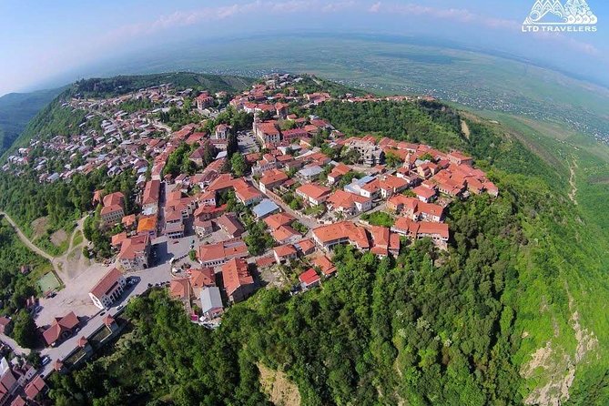 Kakheti;City of Love Sighnaghi, Bodbe. KTW. Wine House Group tour - Lunch at Sighnaghis Mamuli: gorgeous views, extra cost meal, included sips