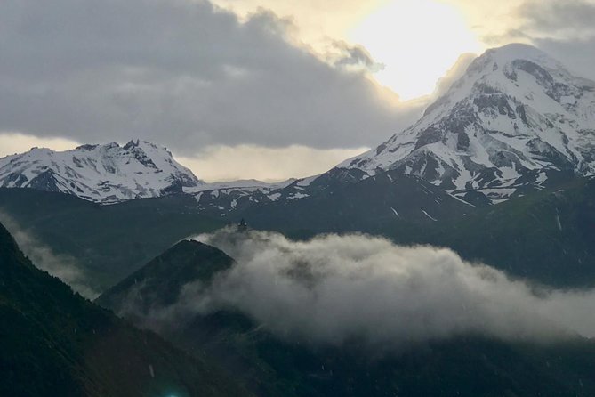 Kazbegi Day Trip (Jinvali, Ananuri, Gudauri, Gergeti church) - Pasanauri: The Black and White Aragvi River Moment