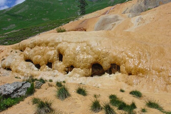 KAZBEGI GUDAURI ANANURI One day group tour From Tbilisi! - Gudauri: honey and chacha tasting with mountain air