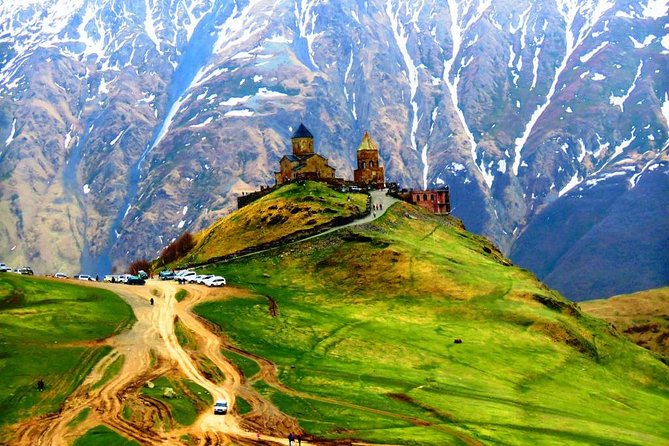 Kazbegi, Gudauri, Mtskheta & Ananuri Full Day Private Tour From Tbilisi - Gergeti Trinity Church near Kazbegi: the signature viewpoint