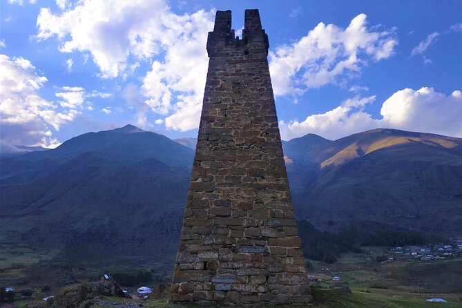 Kazbegi Tour with Gergeti Church, Waterfall Hike & Hidden Gems - Khevi gorge basilica and the watchtower that signals