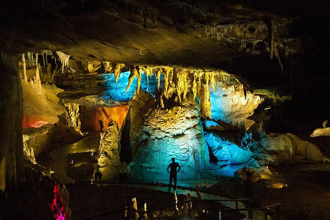 Martvili Canyon, Prometheus Cave, Kutaisi. from Tbilisi. (group tour) - Prometheus Cave: Stalactites, Waterfalls, and the 1,700m Walk