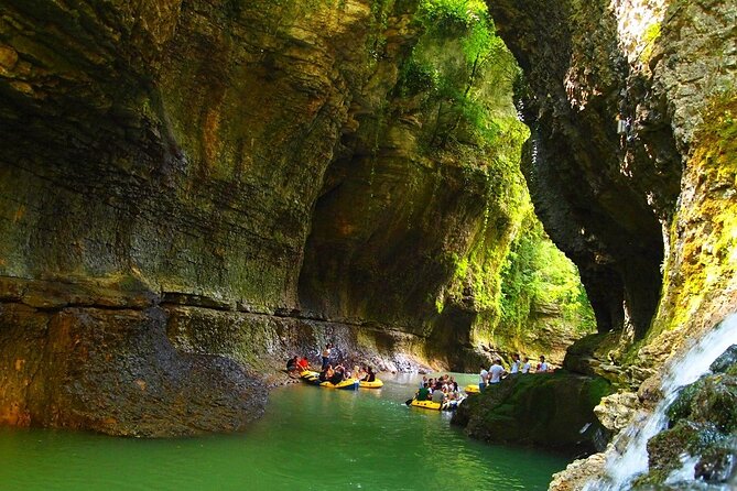 Martvili Canyon, Prometheus & Sataplia. PRIVATE Tour From Tbilisi - Sataplia Nature Reserve: dinosaur footprints and Satapliazaurus