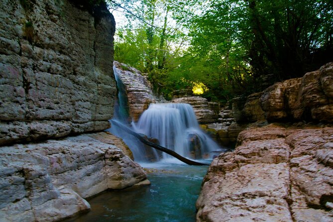 Martvili Canyon, Prometheus & Sataplia. PRIVATE Tour From Tbilisi - Kutaisi quick hits: Bagrati Cathedral, Colchis Fountain, and time on the riverfront
