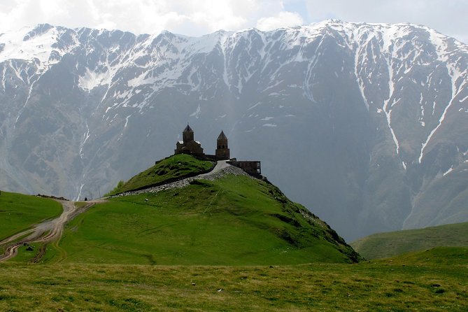 Mtskheta, Ananuri, Gudauri and Kazbegi Full Day Tour from Tbilisi - Stop 7: Gergeti Trinity Church near Kazbegi (the big final moment)
