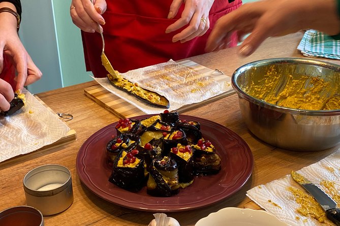 Nana's Kitchen - traditional Georgian cooking class at real Georgian family home - The dishes you’ll cook: spinach paste, walnuts, eggplant, and a seasonal main