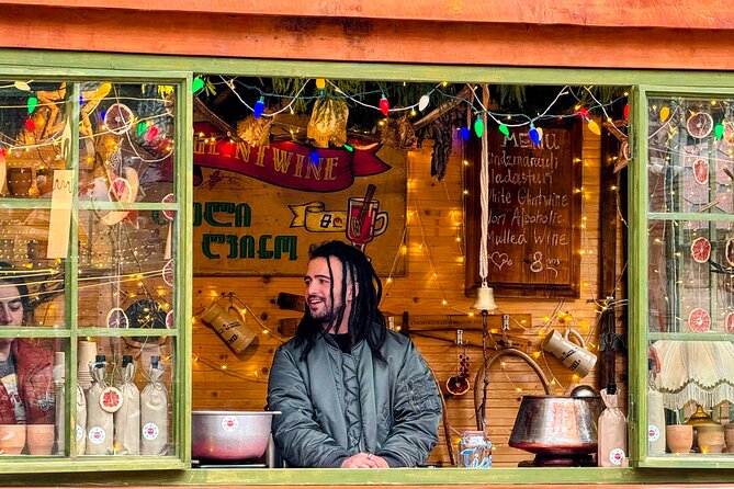 New Year in Tbilisi: Christmas Market and Hidden Gems Tour - Rustaveli Avenue: lights, Tovlis Papa, and the big tree