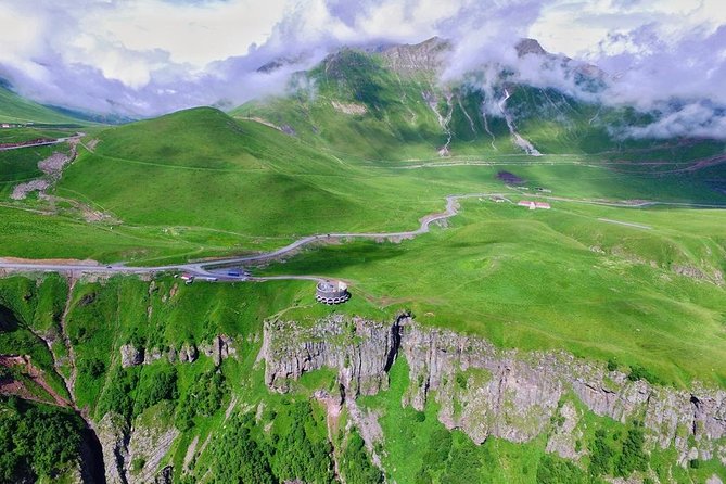 One day trip to highest mountains Kazbegi from Tbilisi - Stop 5: Gergeti Trinity Church at 2,400 m—the day’s main moment