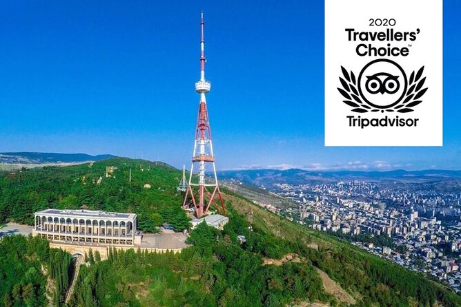 Panoramic city tour Tbilisi - Turtle Lake: cable car up, quiet break, and fresh views