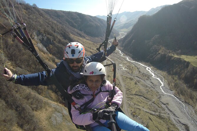 Paragliding tandem flights in Georgia - The added bonus that makes the day feel bigger