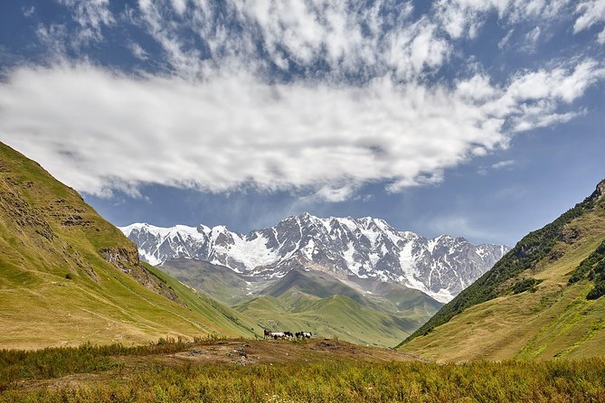 Private five days tour to Svaneti-Mestia, Ushguli, Becho,Chalaadi - Becho gorge: the swimming-style water pool stop