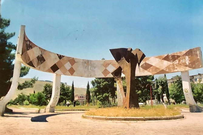 Rustavi Back in a USSR + wine tasting + Off-road to David Gareji& Natlismtsemeli - Natlismtsemeli: shorter stop, frescoes, and a tower feel