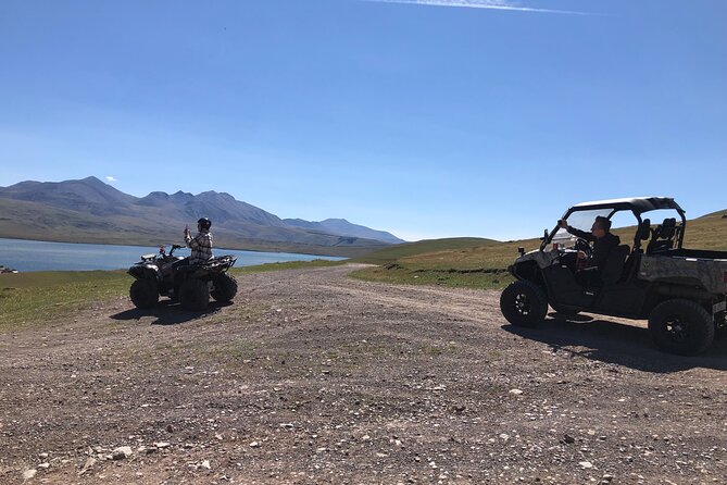 Snowmobile / Quad Bike ATV Private Tour from Bakuriani to Tabatskuri Lake - The guides: Kakha, Tsotne, and Vaska-style momentum