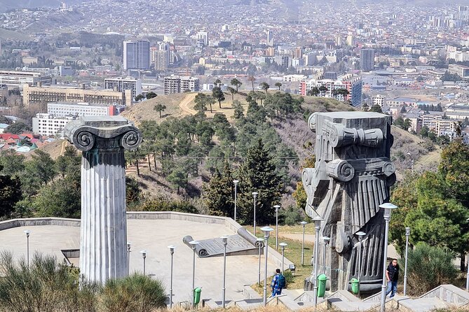 Soviet Tour - Hidden Tbilisi - Where Your Day Starts: Rose Revolution Square Setup