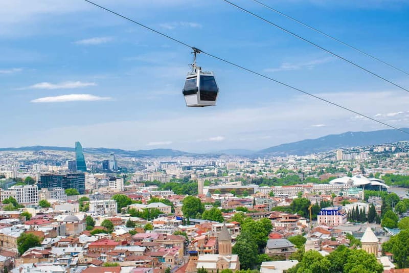 Tbilisi: Old and New City Guided Tour with 2 Cable Car Rides - Anchiskhati Basilica and the Clock Tower moment