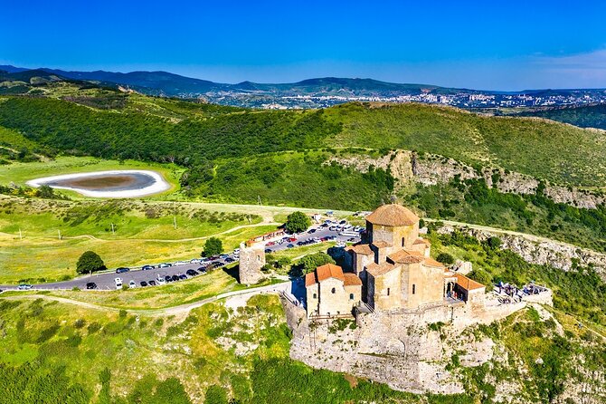 UNESCO Gems of Mtskheta - Old Capital of Georgia - Jvari Monastery: the Cross church above Aragvi and Mtkvari