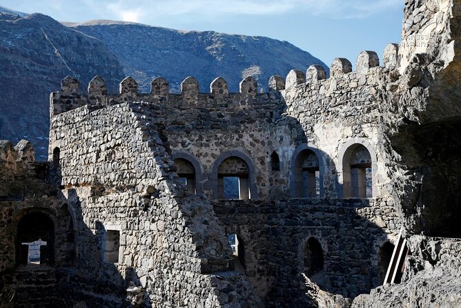 Vardzia. Lake Paravani, Khertvisi & Lomisa castle, Rabati - Stop 4: Atskuri Qvevri Beer Maker for Real Georgian Food and Clay-Vessel Brewing
